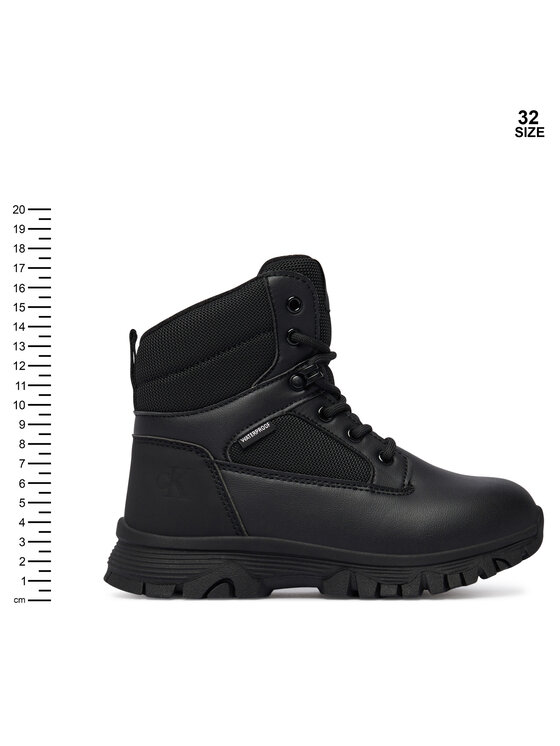 Calvin Klein Calvin Klein Śniegowce Lace-Up Bootie V3X5-83190-1485 S Czarny
