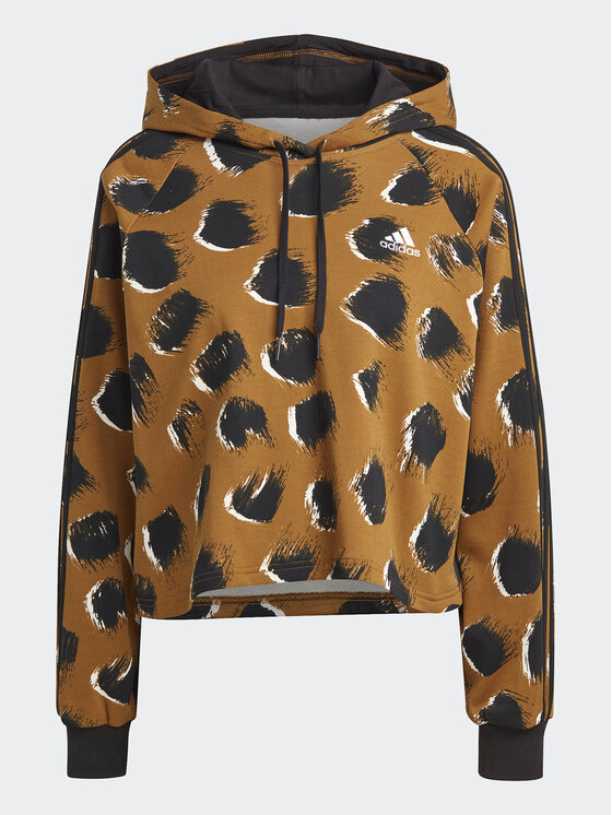 Adidas leopard print hoodie hotsell