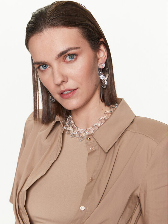 Patrizia Pepe Patrizia Pepe Igapäevane kleit 8A1055/J013-B752 Beež Regular Fit