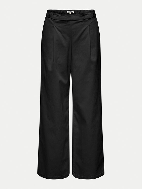 ONLY ONLY Kalhoty z materiálu Stella 15338662 Černá Wide Leg