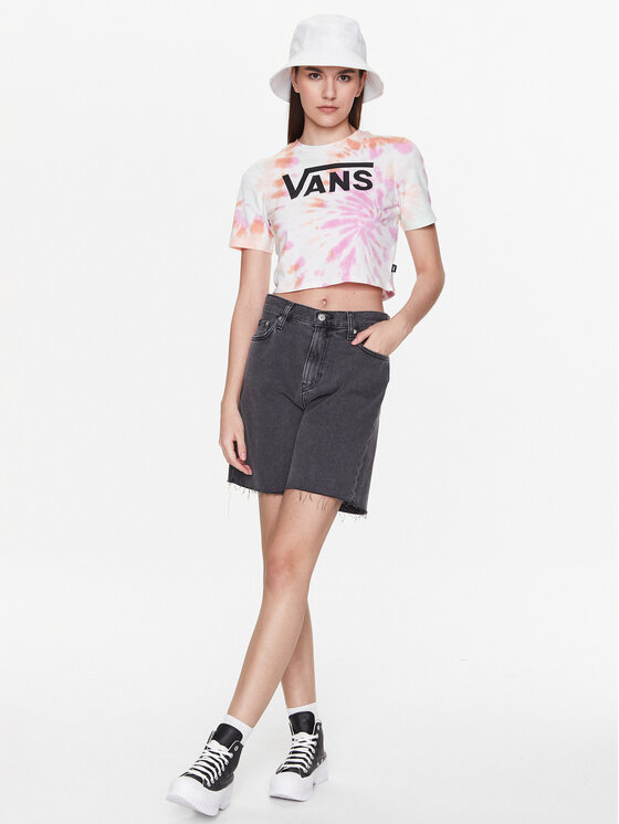 Vans Vans T-shirt Resort Wash VN0003PS Šarena Cropped Fit