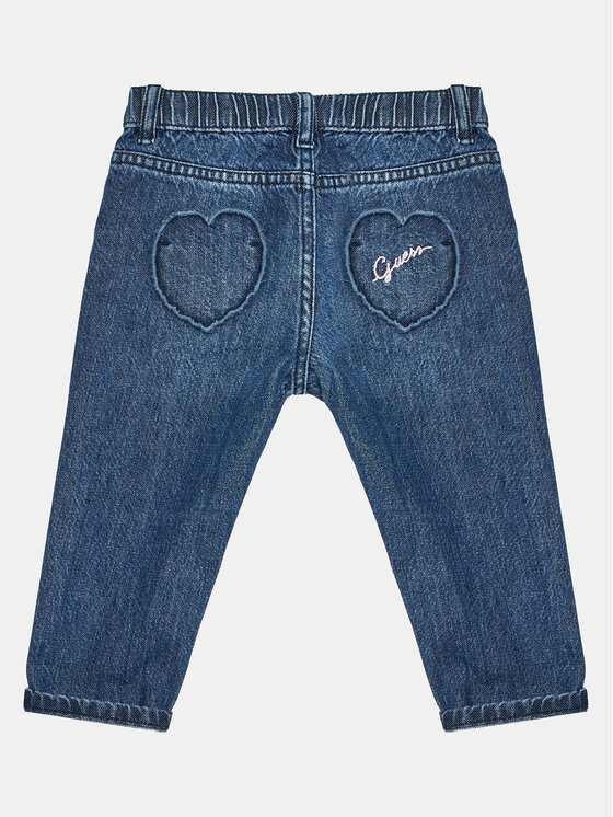 Guess Guess Džínsy K4YA01 D45E0 Tmavomodrá Relaxed Fit