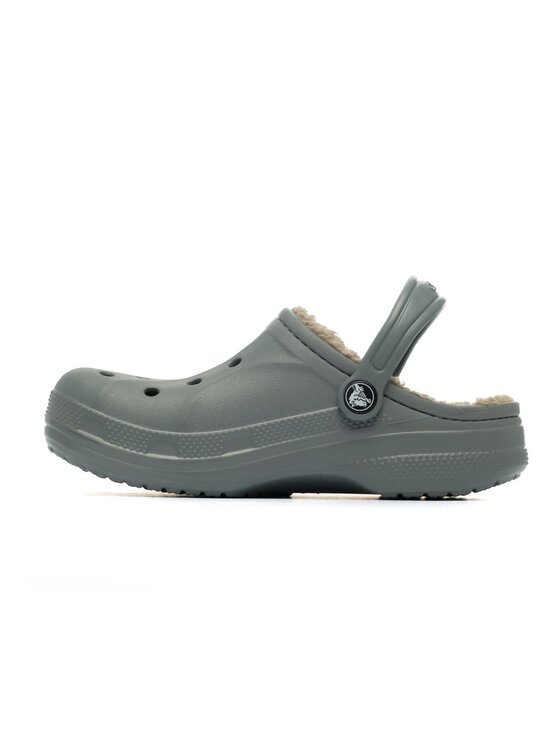 Crocs Crocs Klapki Baya Lined Clog Kid's Szary