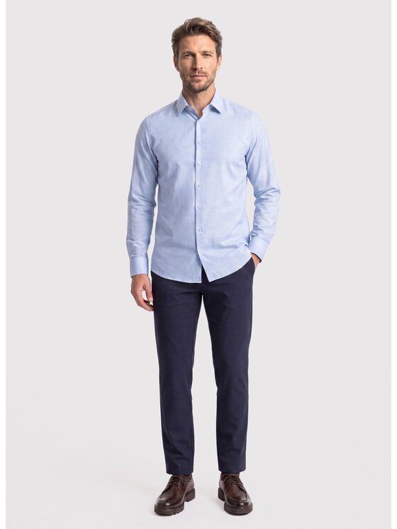Pako Lorente Pako Lorente Koszula P26WP-1X-017 Niebieski Slim Fit