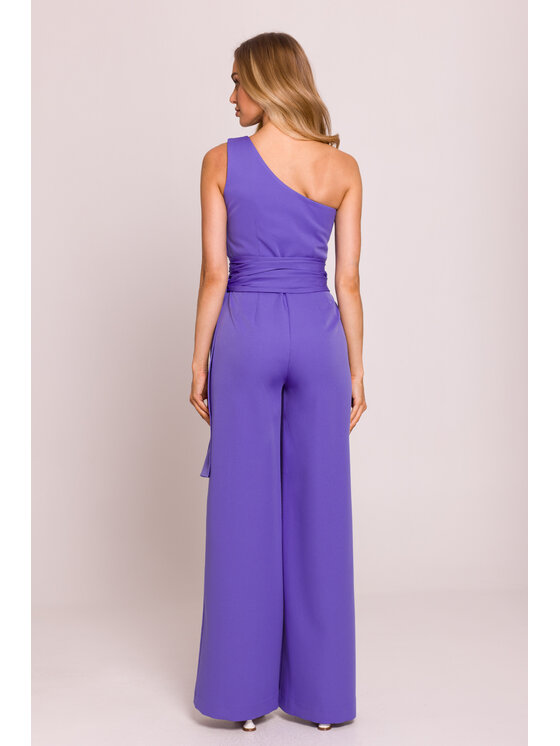 Made of Emotion Made of Emotion Jumpsuit M845 Viola Sexy Straight Fit
