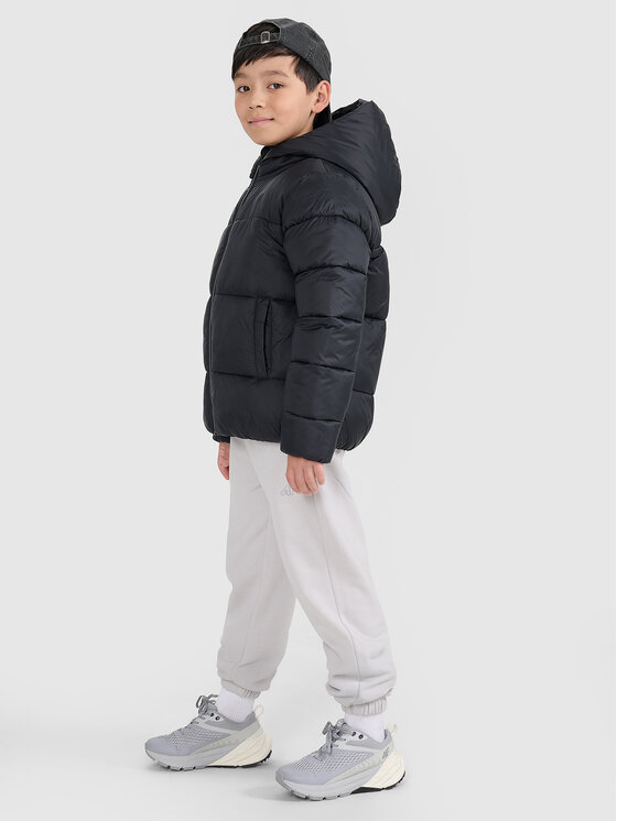 4F 4F Kurtka puchowa OUTERWEAR Czarny Regular Fit