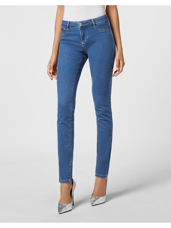 PHILIPP PLEIN PHILIPP PLEIN Jeggins 1703 Černá Jegging Fit
