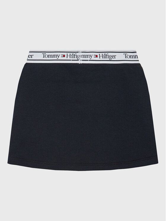 Tommy Hilfiger Tommy Hilfiger Spódnica KG0KG07158 M Granatowy Regular Fit