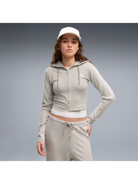 Puma Puma Bluza 636669 Szary Regular Fit