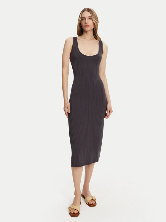 Billabong Billabong Úpletové šaty EBJKD00114 Šedá Regular Fit