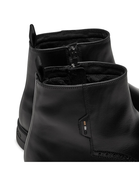 BOSS BOSS Polokozačky Calev Boot ltfr 50523867 Černá