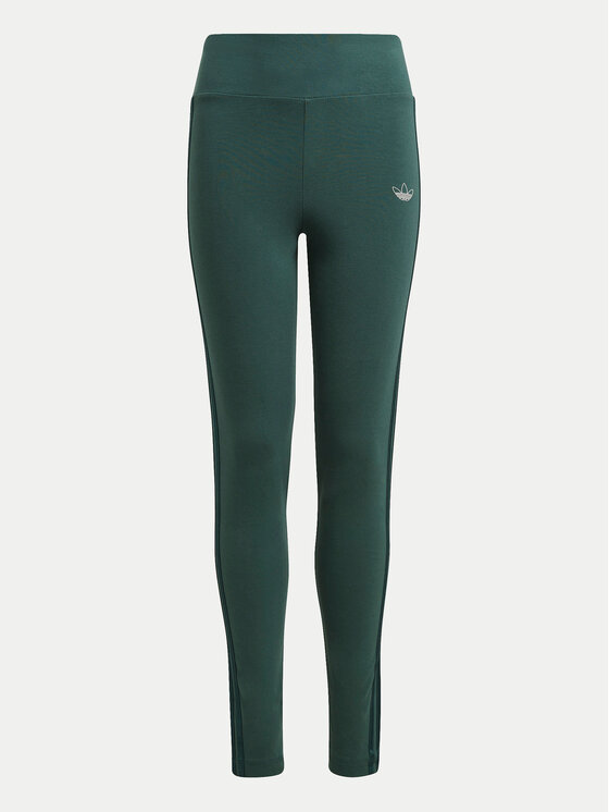 adidas adidas Legginsy IY9542 Zielony Slim Fit