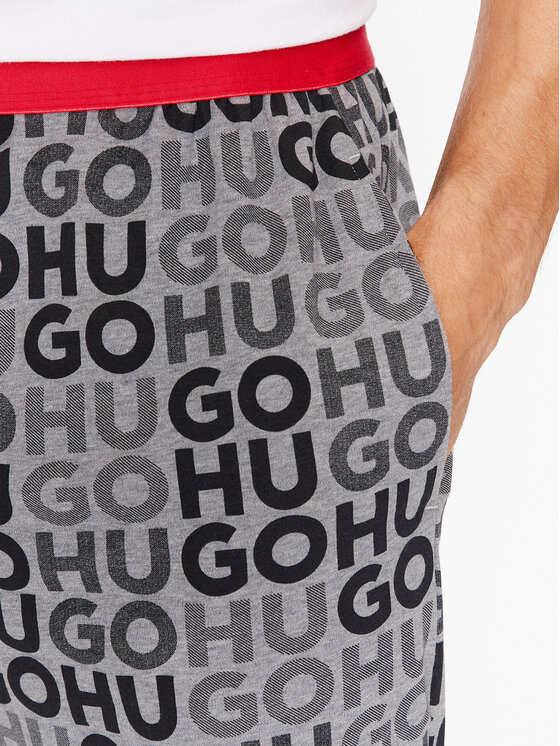 HUGO Hugo Pižamos kelnės 50501679 Pilka Regular Fit