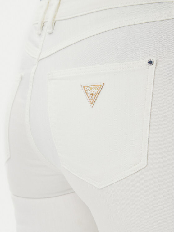 Guess Guess Blugi W5GA46 D5N71 Alb Skinny Fit