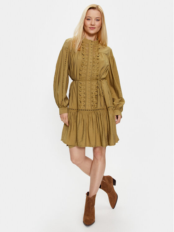 Bruuns Bazaar Každodenné šaty Karla BBW3388 Zelená Regular Fit
