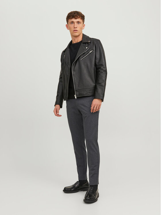 Jack & Jones Jack & Jones Chinosy Marco 12237523 Szary Slim Fit