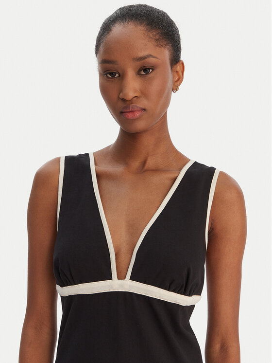 Seafolly Seafolly Sommerkleid Beach Bound 55590-DR Schwarz Slim Fit