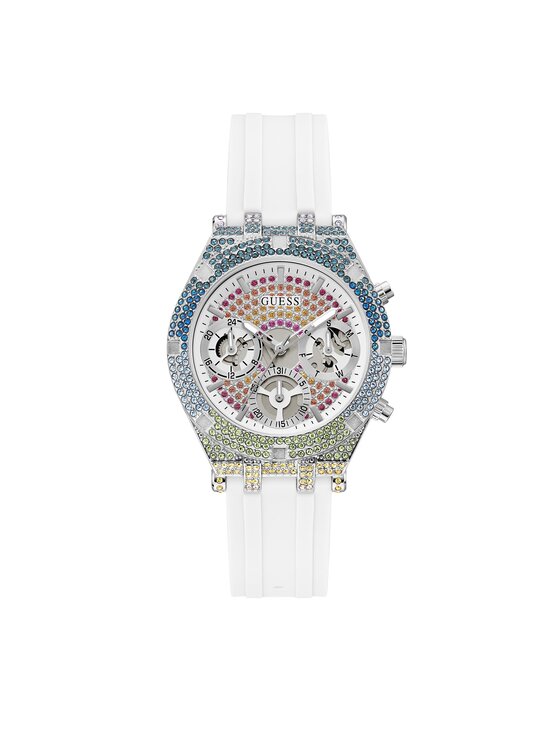 Guess Pulkstenis Heiress GW0407L4 Balts