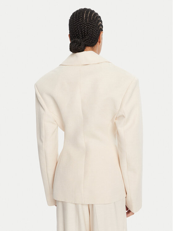 JACQUEMUS JACQUEMUS Zakó La Veste Norma 25E251JA0871709130 Bézs Regular Fit