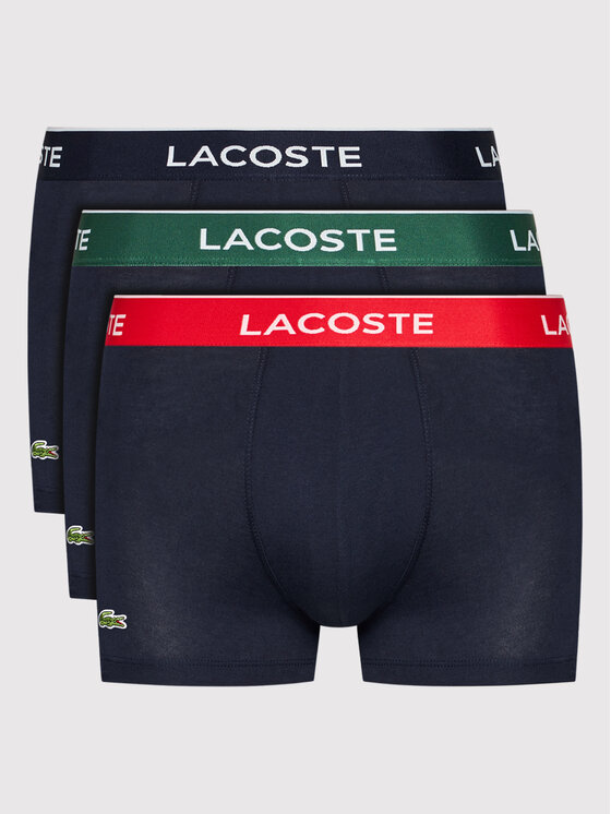 Lacoste Lacoste Lot de 3 boxers 5H3401 Bleu marine