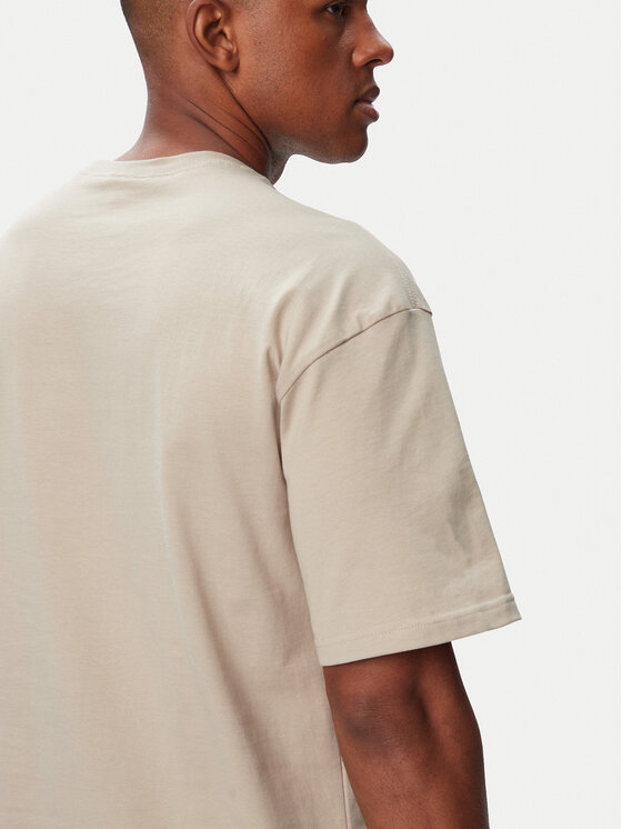 adidas adidas Majica Trefoil Essentials IA7548 Svetlo bež Loose Fit