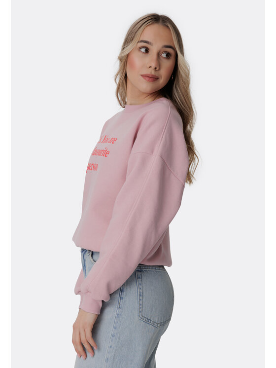 LAURELLA LAURELLA Mikina 1TU020 Růžová Regular Fit