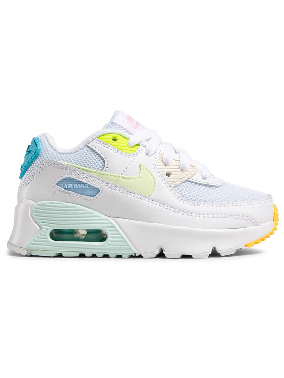 Nike Air Max 90 Pastel White Barely Volt Aurora Green Running Shoes CZ0366- 100 - Sepsport