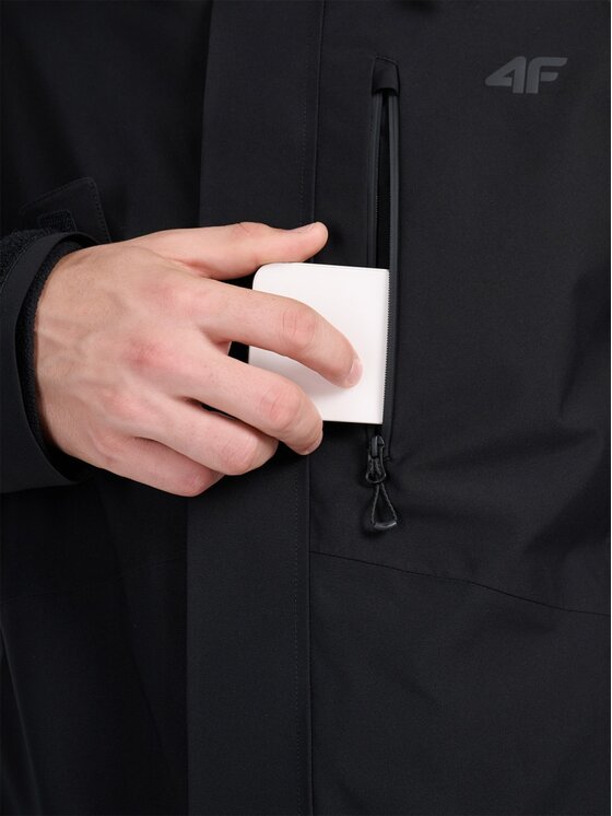 4F 4F Giacca outdoor 4FRAW25TTJAM1052-20S Nero Regular Fit