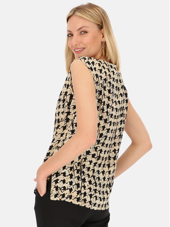 L’AF L’AF Bluzka Stefani Beżowy Regular Fit