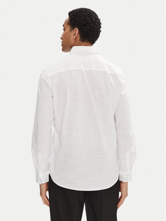 Tom Tailor Tom Tailor Πουκάμισο 1045087 Λευκό Regular Fit