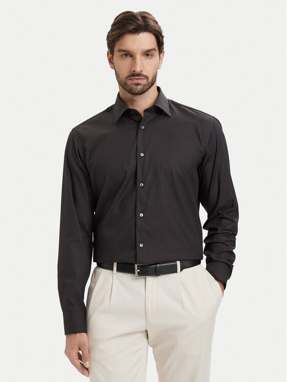 BOSS BOSS Košeľa H-Joe 50560583 Sivá Regular Fit