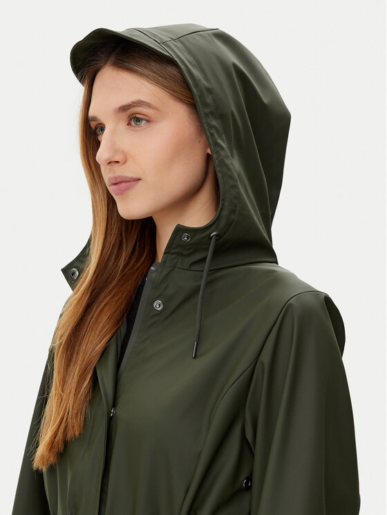 Rains Rains Vodootporna jakna 18130 Zelena Regular Fit