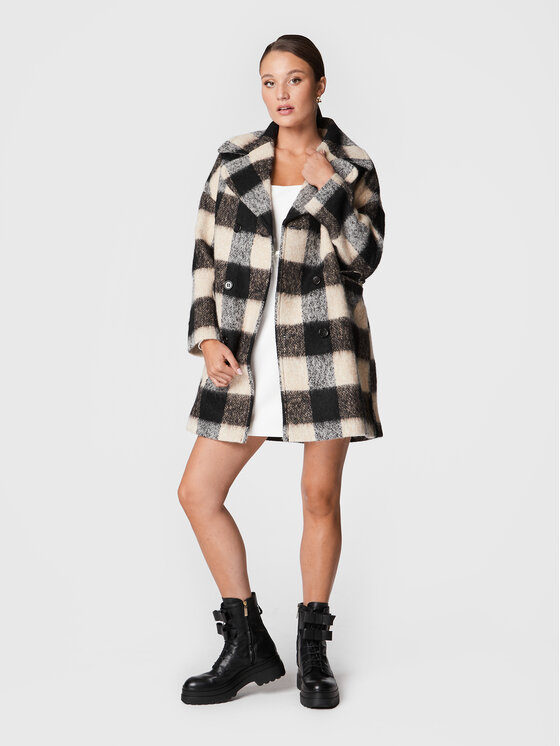 Red Valentino Red Valentino Vuneni kaput 1R3CAF056HR Bež Regular Fit