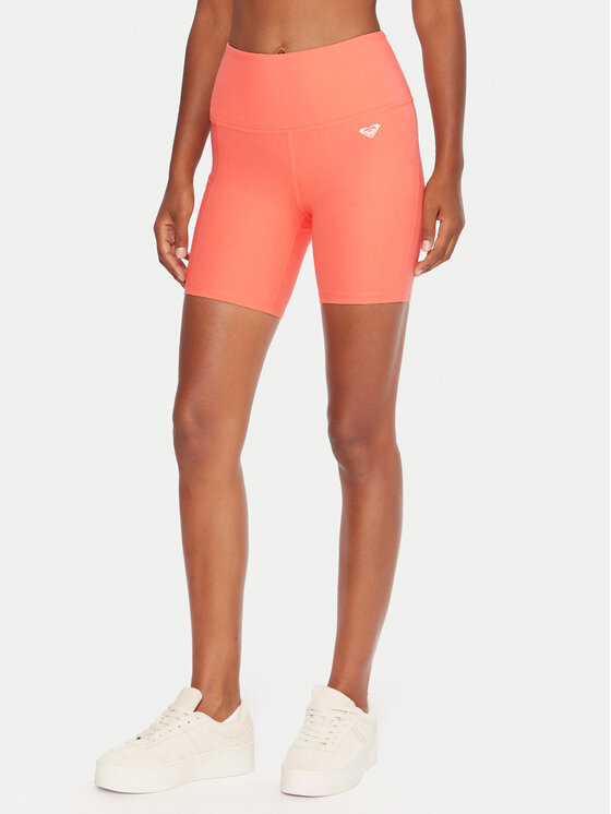 Roxy Roxy Pantaloni scurți sport Heart Into It ERJNS03614 Coral Slim Fit