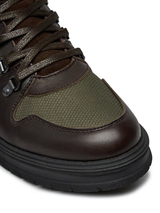 Tommy Hilfiger Tommy Hilfiger Μποτίνια Hilfiger Warm Cordura Mix Boot FM0FM05180 Πράσινο