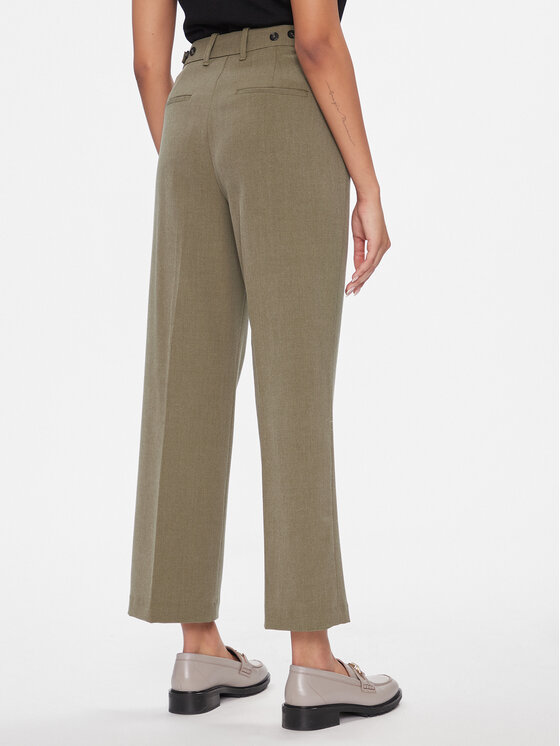 Vero Moda Vero Moda Riidest püksid Britney 10299824 Beež Tapered Fit