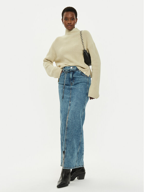 Calvin Klein Jeans Calvin Klein Jeans Dolčevita J20J224227 Bež Relaxed Fit