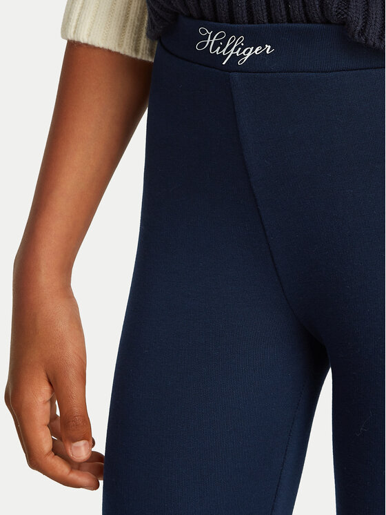 Tommy Hilfiger Tommy Hilfiger Leggings Varsity KG0KG08301 Tamnoplava Flare Fit