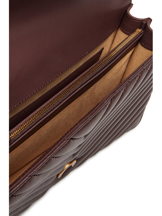 PINKO PINKO Ročna torba Love One Classic Dc AI 24-25 PLTT 100941 A0GK Bordo rdeča
