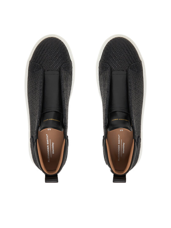 Alexander Smith Alexander Smith Снікерcи Wembley Slip-On ASBDWLM Чорний