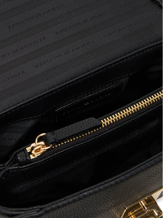 Tommy Hilfiger Tommy Hilfiger Ročna torba Her Med Crossover AW0AW17726 Črna