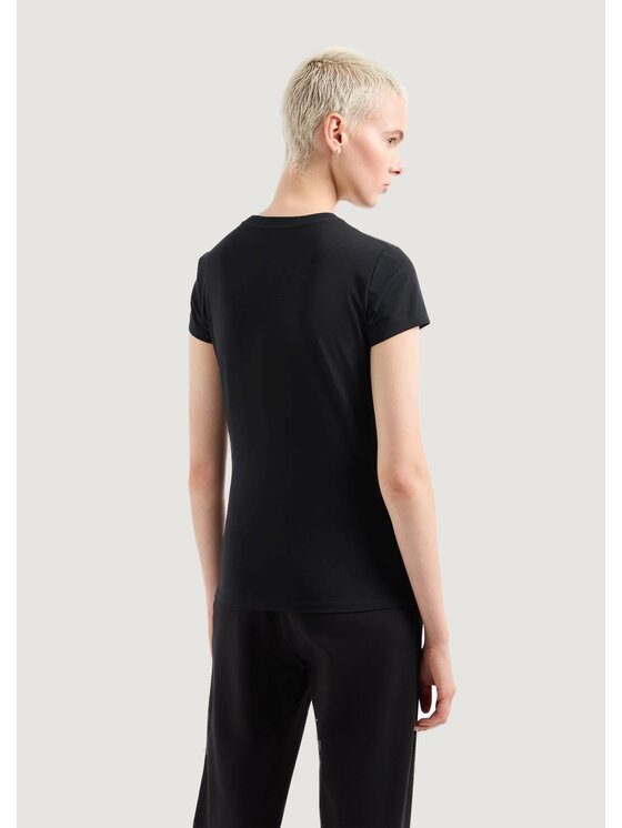 Armani Exchange Armani Exchange Tričko 3DYT27 YJDTZ Čierna Shirt Fit