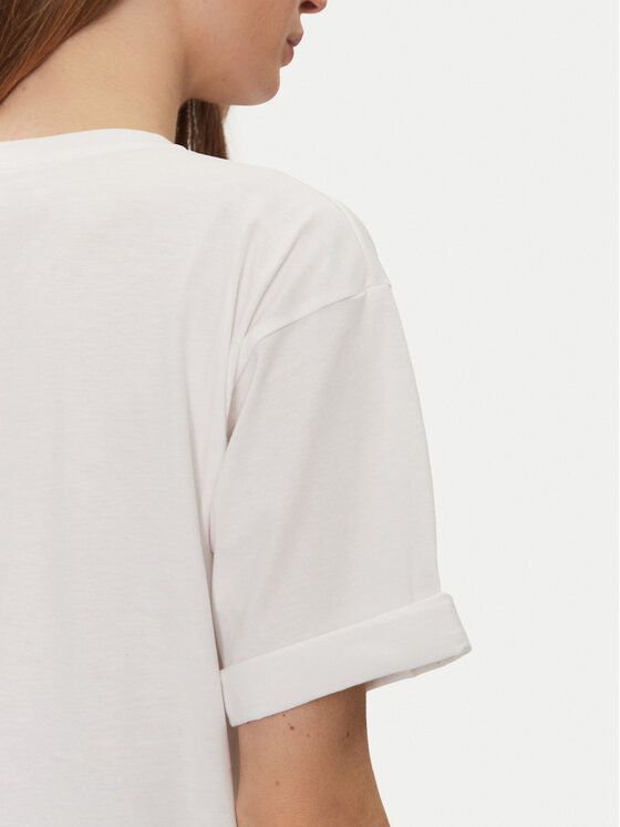 Elisabetta Franchi Elisabetta Franchi T-Shirt MA-035-51E2-V170 Bílá Regular Fit