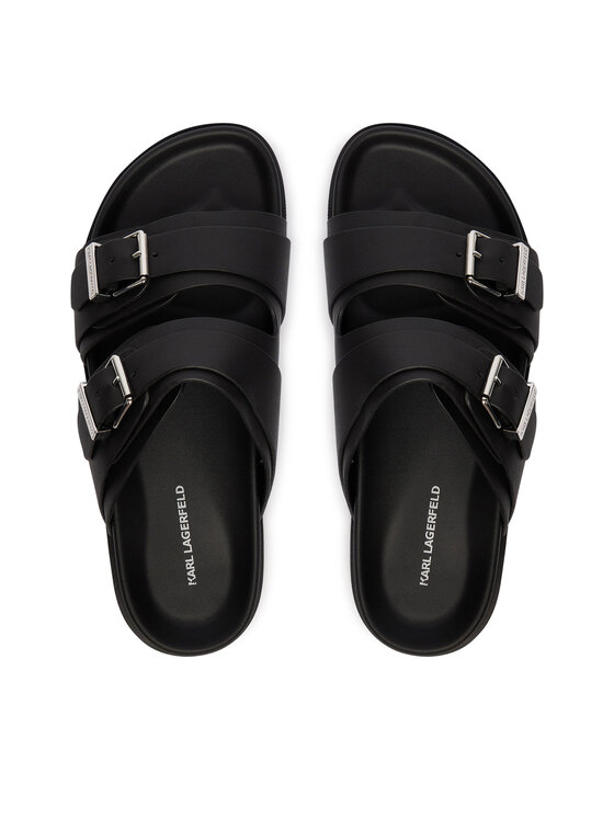 KARL LAGERFELD KARL LAGERFELD Şlapi Kaden KL72106 Negru