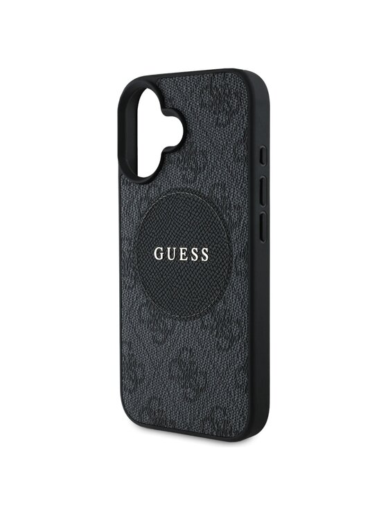 Guess Guess Etui na telefon iPhone 16 Czarny