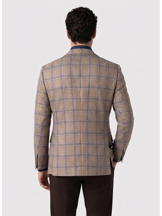 Pako Lorente Pako Lorente Marynarka P26WF-3X-016 Brązowy Slim Fit