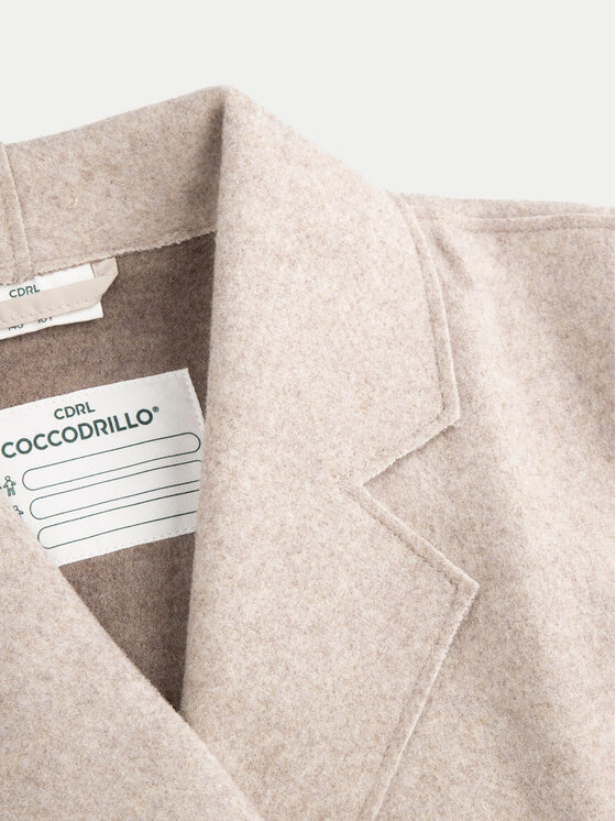 Coccodrillo Coccodrillo Kevad-sügis mantel ZC4151301RGJ Beež Regular Fit