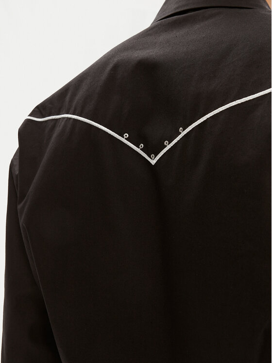 PINKO Pinko Φόρεμα πουκάμισο Actors 103737 A1XO Μαύρο Regular Fit