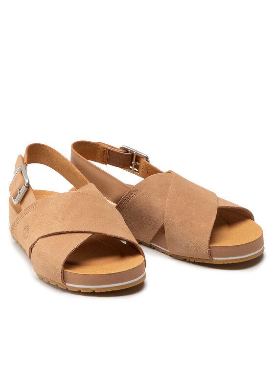 Timberland Timberland Sandali MalibuWaves Basic X Strap TB0A41MQCW81 Rjava