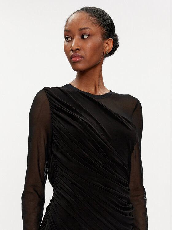 NORMA KAMALI NORMA KAMALI Coctailkleid KK4223PM286001 Schwarz Slim Fit